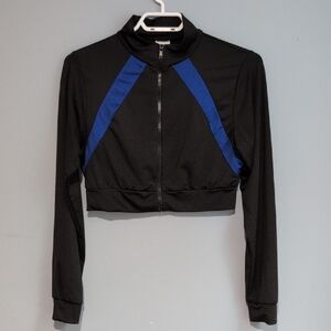 Women's Black and Blue Jacket